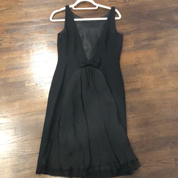 Moschino black wool dress, open back! - Picture 1 of 8